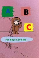 A.B.C For Boys Love Me: Educational Learning Toys with Puzzle Boards Gift for Boys