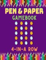 PEN AND PAPER GAMEBOOK: CONNECT 4 GAME