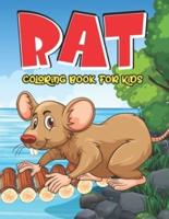 Rat Coloring Book For Kids: A Fantastic Rat Coloring Book With Fun And Easy Stress Relaxation Nature & Jungle Happy Color Pages For Kindergartens And Toddler Kids