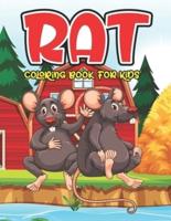 Rat Coloring Book For Kids: A Fantastic Rat Coloring Book With Fun And Easy Stress Relaxation Nature & Jungle Happy Color Pages For Kids, Toddlers, Preschoolers & Kindergarten