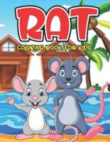 Rat Coloring Book For Kids: A Children Animal Activity Rat Coloring Book With Fun And Easy Stress Relaxation Jungle Color Pages For Toddlers, Preschoolers & Kindergarten