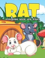 Rat Coloring Book For Kids: A Children Animal Activity Rat Coloring Book With Fun And Easy Stress Relaxation Jungle Color Pages For Kids, Toddlers, Preschoolers & Kindergarten