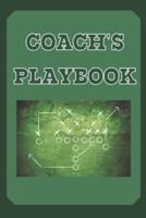 Coach's Playbook: Simple Football Playbook 6"x9" 100 pages