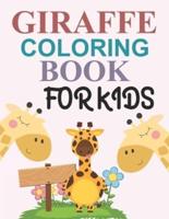Giraffe Coloring Book For Kids: Giraffe Coloring Book For Girls