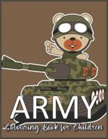 Army Colouring Book For Children : Army colouring illustrations for Kids Ages 5-12