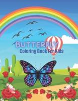 Butterfly Coloring Book For Kids: 49 completely unique butterfly coloring pages Fun activity book for kids Ages 2-8. Simple and Easy Butterflies