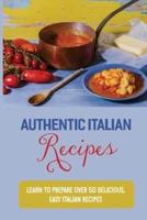 Authentic Italian Recipes