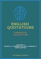 English Quotations Complete Collection Volume II