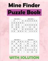 Mine Finder  Puzzle Book : 6x6 with solution Brain Games Puzzles