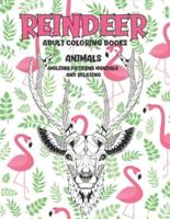 Adult Coloring Books - Animals - Amazing Patterns Mandala and Relaxing - Reindeer