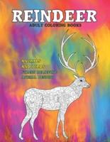 Adult Coloring Books Animals and Birds - Stress Relieving Animal Designs - Reindeer