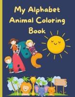 My Alphabet Animal Coloring Book