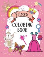 Princess Coloring Book: A Coloring Book For Girls