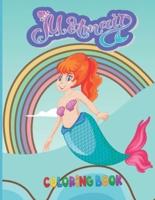 Mermaid Coloring Book: Perfect Kids Coloring Book For Everyday Learning