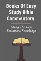 Books Of Easy Study Bible Commentary