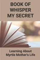 Book Of Whisper My Secret