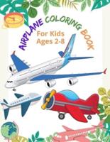 Airplane Coloring Book For Kids Ages 2-8 - VOL 02