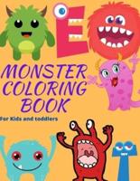 Monster Coloring Book For Kids and Toddlers - VOL 04