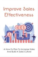 Improve Sales Effectiveness
