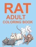 Rat Adult Coloring Book