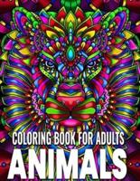 Coloring Book For Adult Animals
