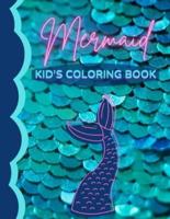 Mermaid Kid's Coloring Book