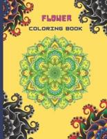 Flower Coloring book: Easy floral arrangements for color therapy, great feature of comfortable coloring book with beautiful features Coloring books with beautiful flower designs for stress relief, relaxation and creativity,