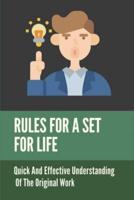 Rules For A Set For Life
