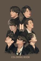 BTS coloring book : Bangtan boys coloring book for BTS Army and lovers (100 pages)