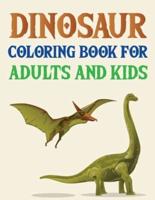 Dinosaur Coloring Book For Adults And Kids