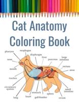 Cat Anatomy Coloring Book: Feline Anatomy Coloring Book   Includes Paws and Dentition   Suitable for Veterinary School Students