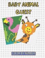 Baby Animal Quest Color By Number
