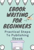 Ebook Writing For Beginners