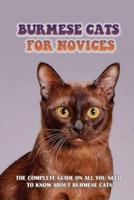 Burmese Cats For Novices