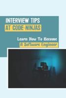 Interview Tips At Code Ninjas