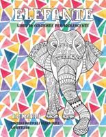 Libri da colorare per adolescenti - Disegni animali alleviare lo stress - Animali - Elefante