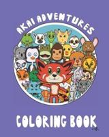 AKAI ADVENTURES COLORING BOOK : Book 1