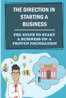 The Direction In Starting A Business