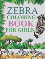 Zebra Coloring Book For Girls