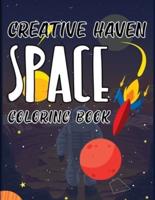 Creative Haven Space Coloring Book: My First Big Book Of Outer Space