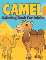 Camel Coloring Book For Adults