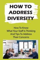 How To Address Diversity