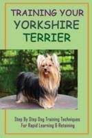 Training Your Yorkshire Terrier