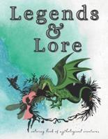 Legends & Lore: coloring book of mythological creatures