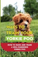 Ways To Train Your Yorkie Poo