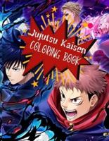 jujutsu kaizen coloring book : hot high quality illustrations to color for anime lovers / otaku gift idea, jujutsu kaizen team