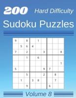 200 Hard Difficulty Sudoku Puzzles