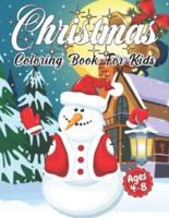 Christmas Coloring Book for Kids Ages 4-8