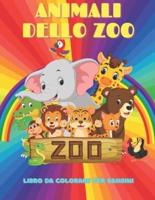 ANIMALI DELLO ZOO - Libro Da Colorare Per Bambini
