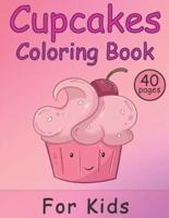 Cupcakes Coloring Book For Kids